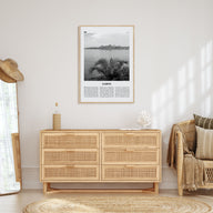 Gabon Travel B&W Poster