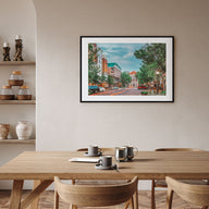 Gainesville Landscape Color Poster
