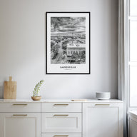 Gainesville Portrait B&W Poster