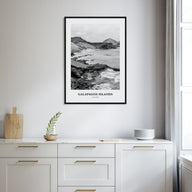 Galápagos Islands Portrait B&W Poster