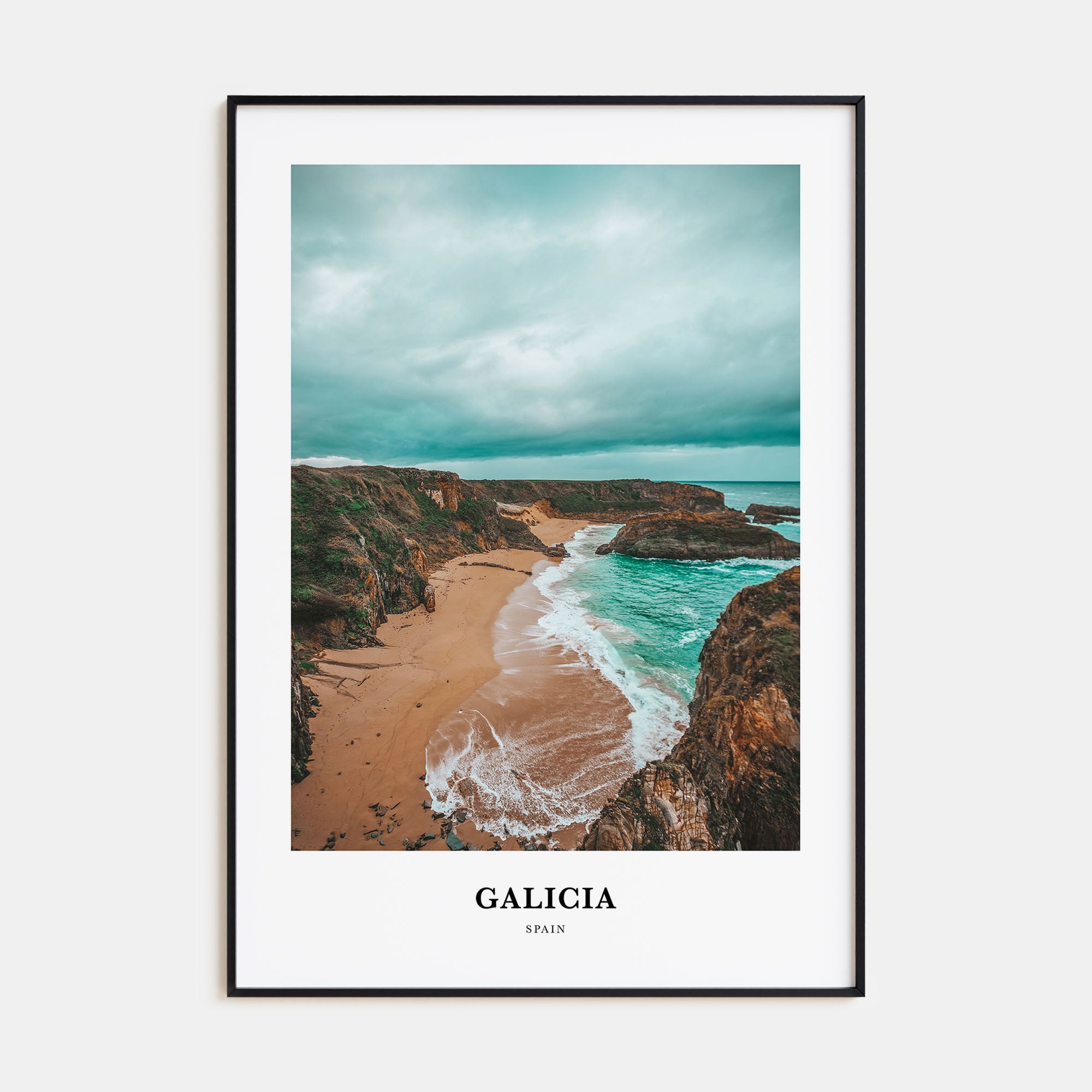 Galicia Portrait Color Poster