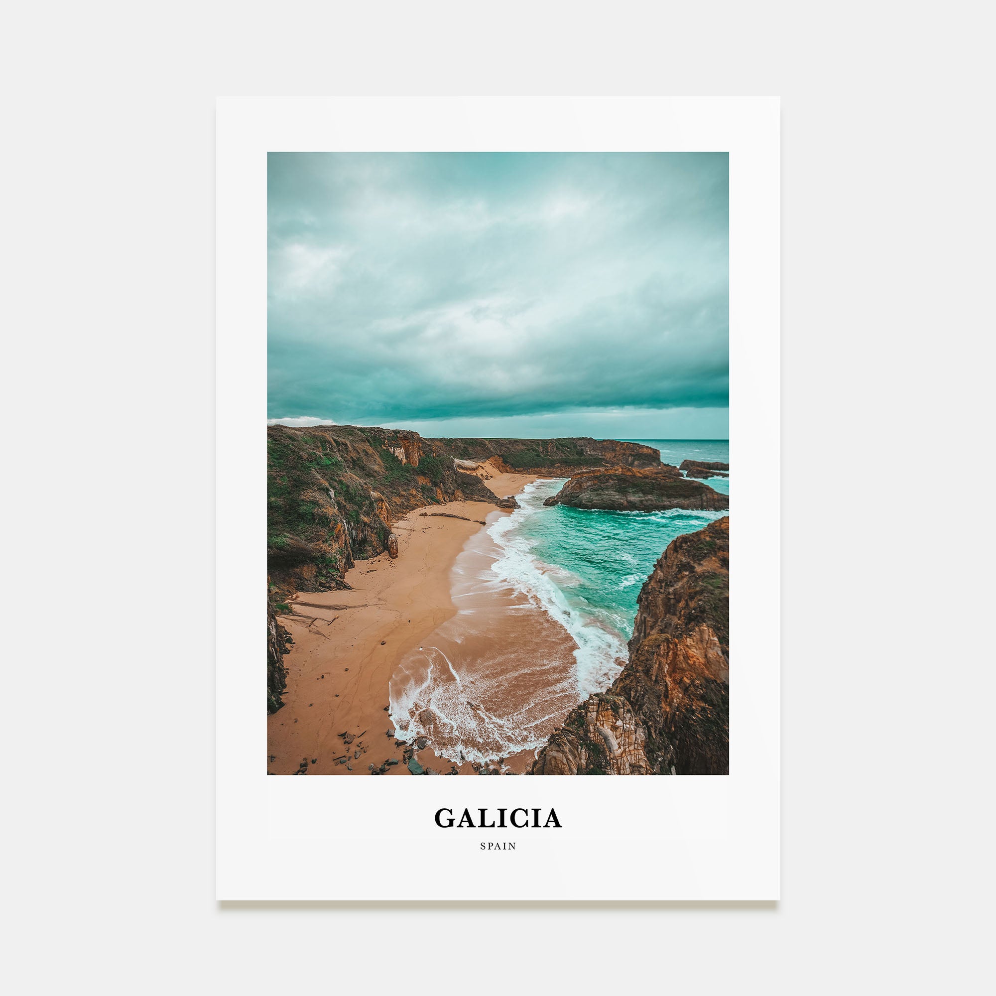 Galicia Portrait Color Poster