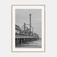 Galveston Photo B&W Poster