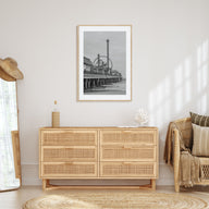 Galveston Photo B&W Poster