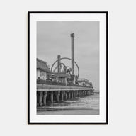 Galveston Photo B&W Poster
