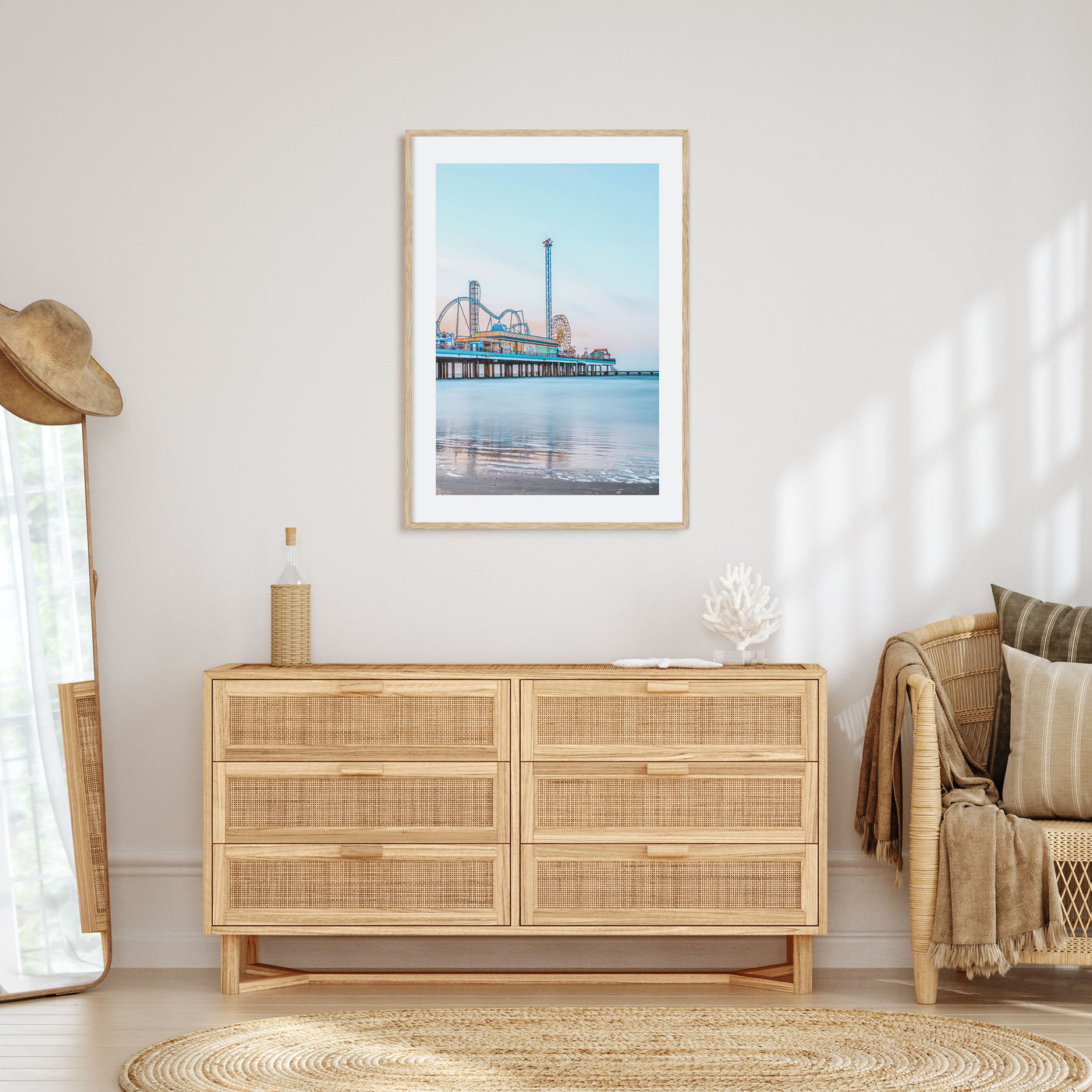 Galveston Photo Color Poster