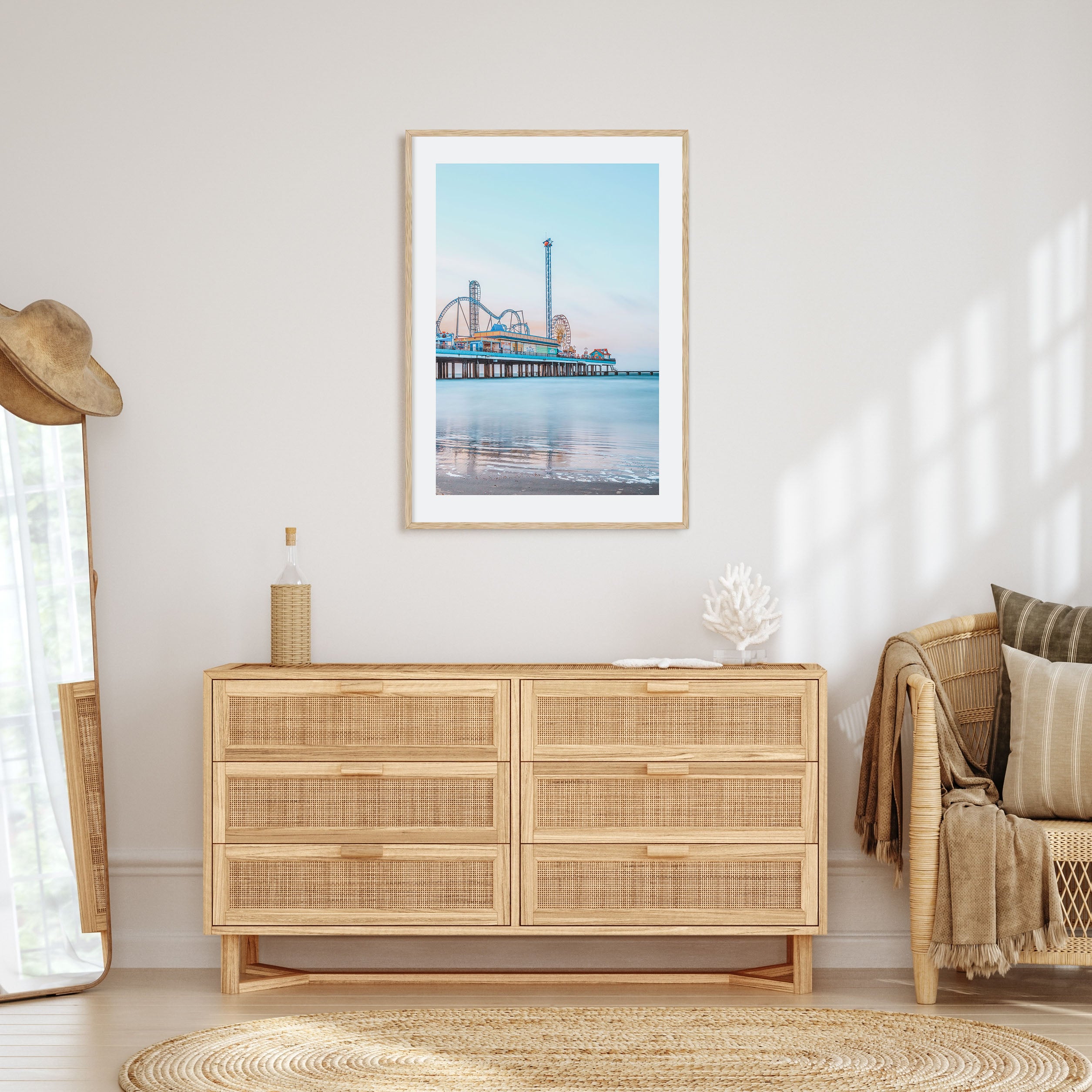 Galveston Photo Color Poster