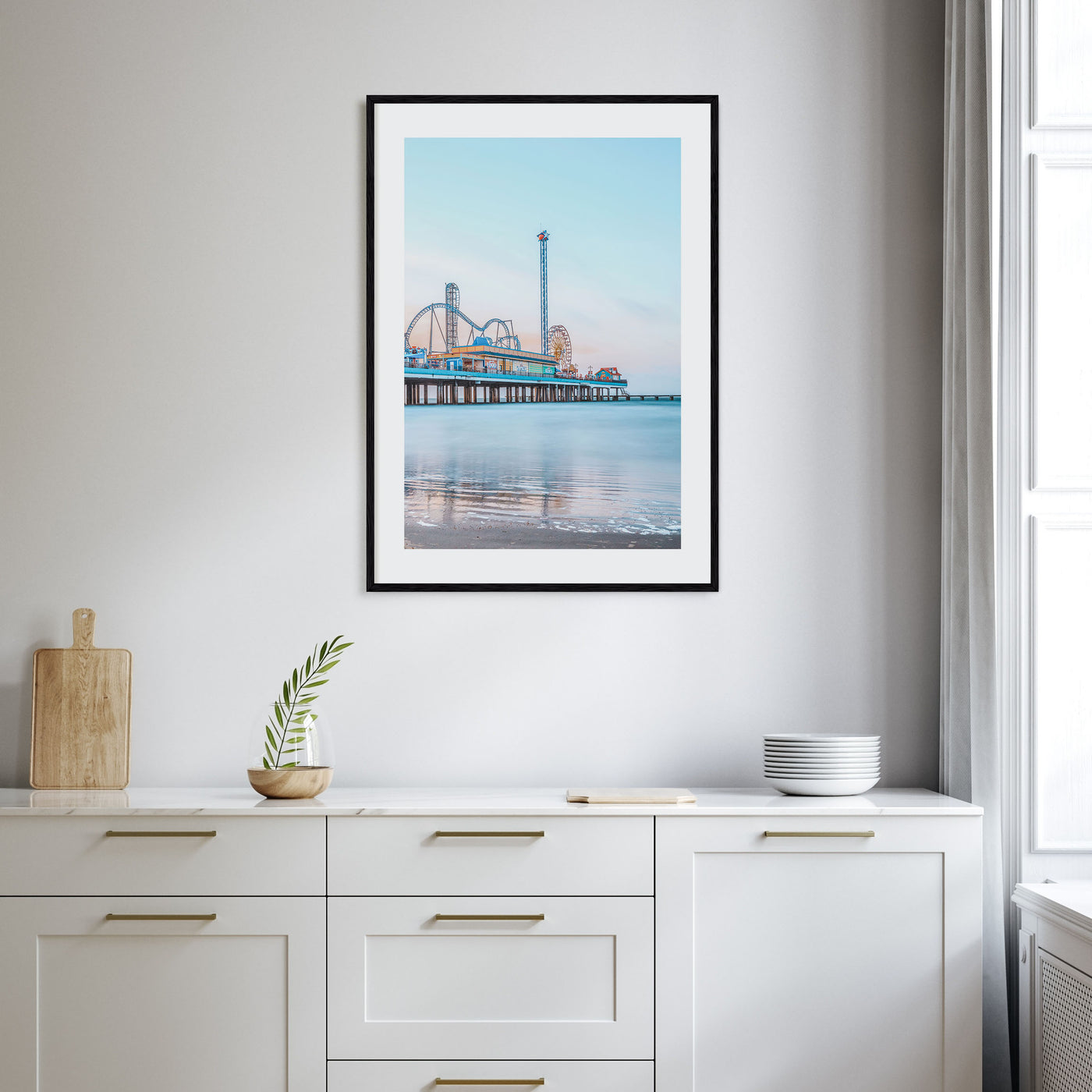 Galveston Photo Color Poster