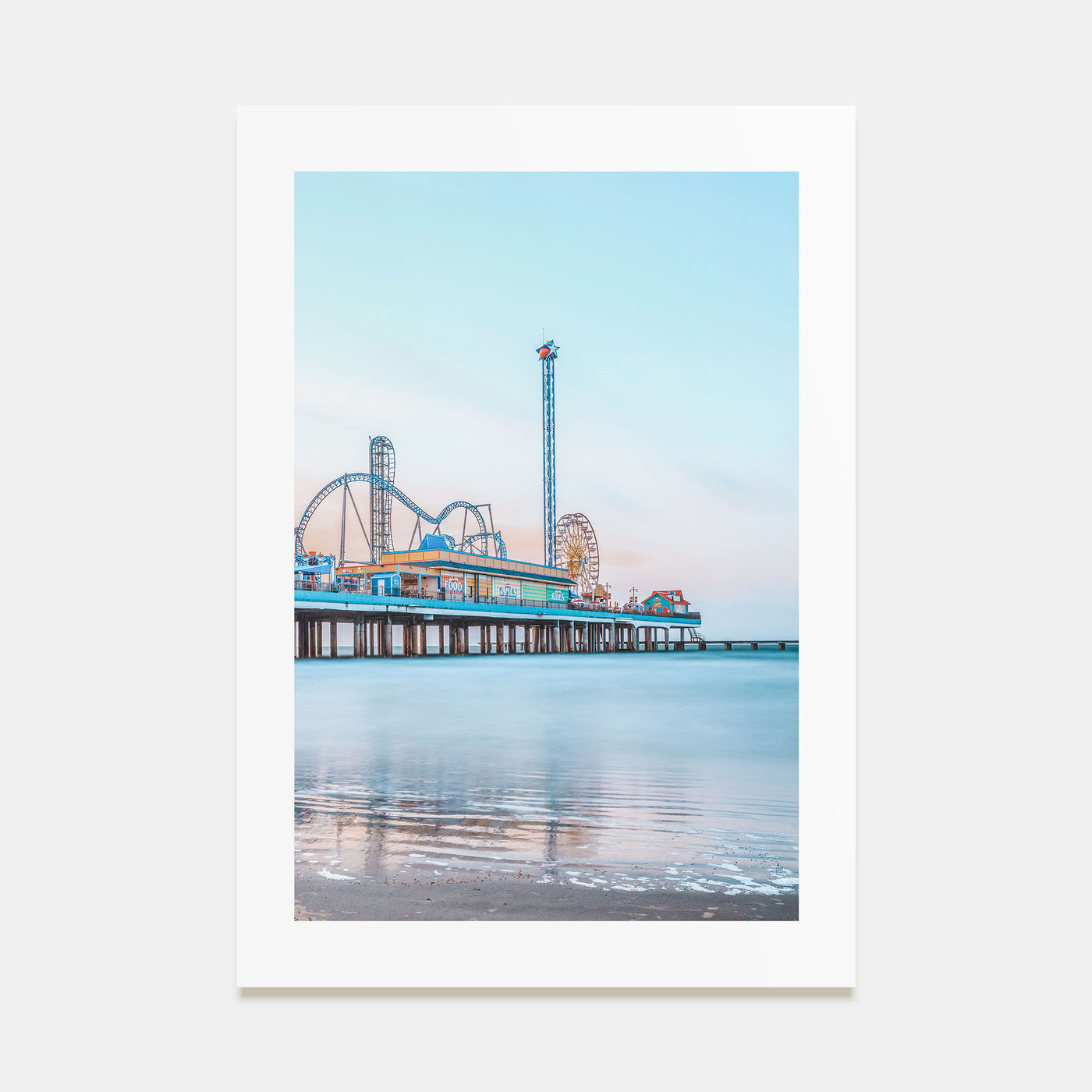 Galveston Photo Color Poster