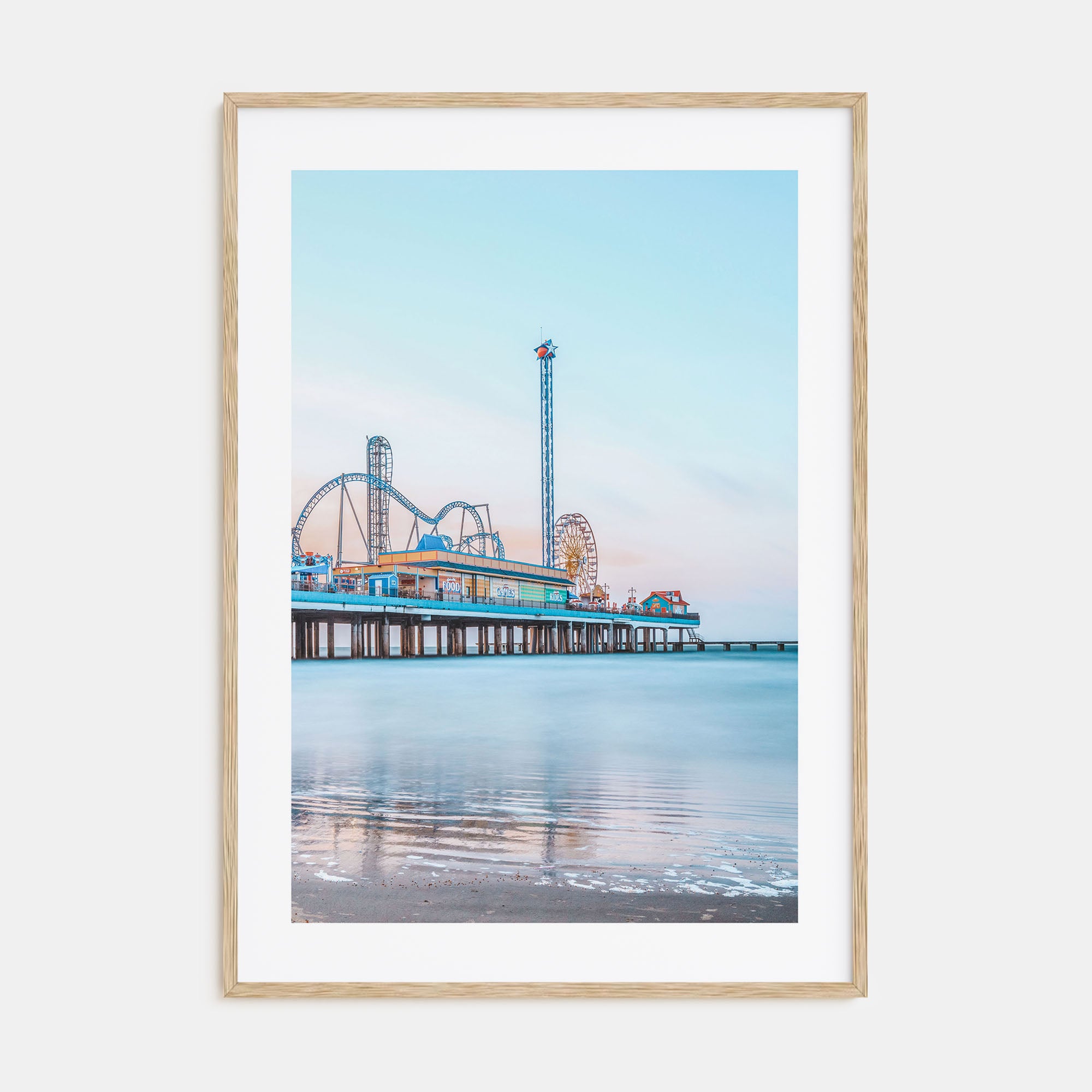 Galveston Photo Color Poster