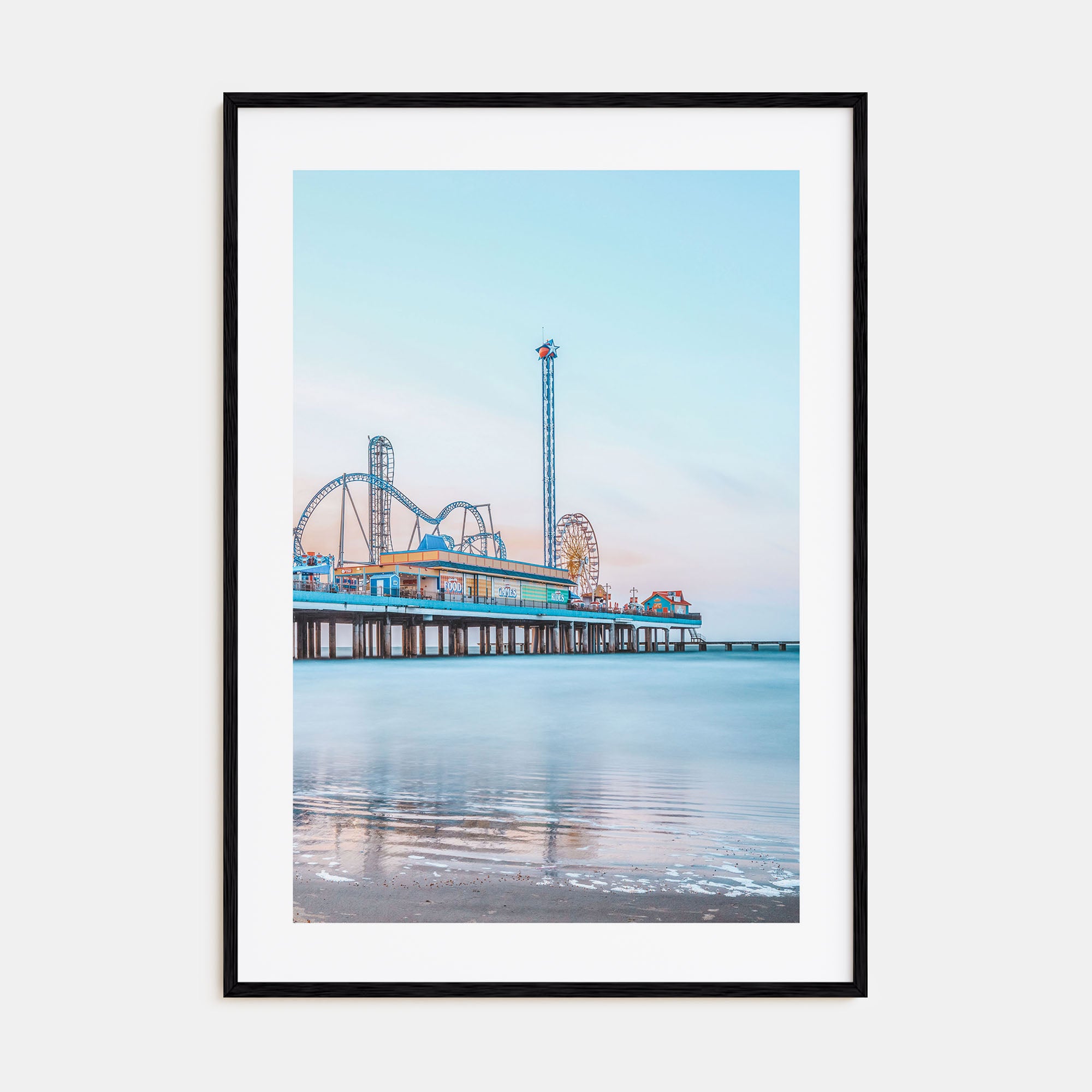 Galveston Photo Color Poster