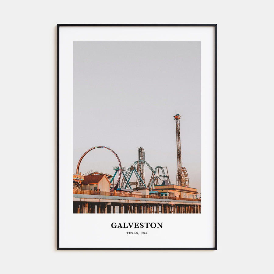 Galveston Portrait Color Poster