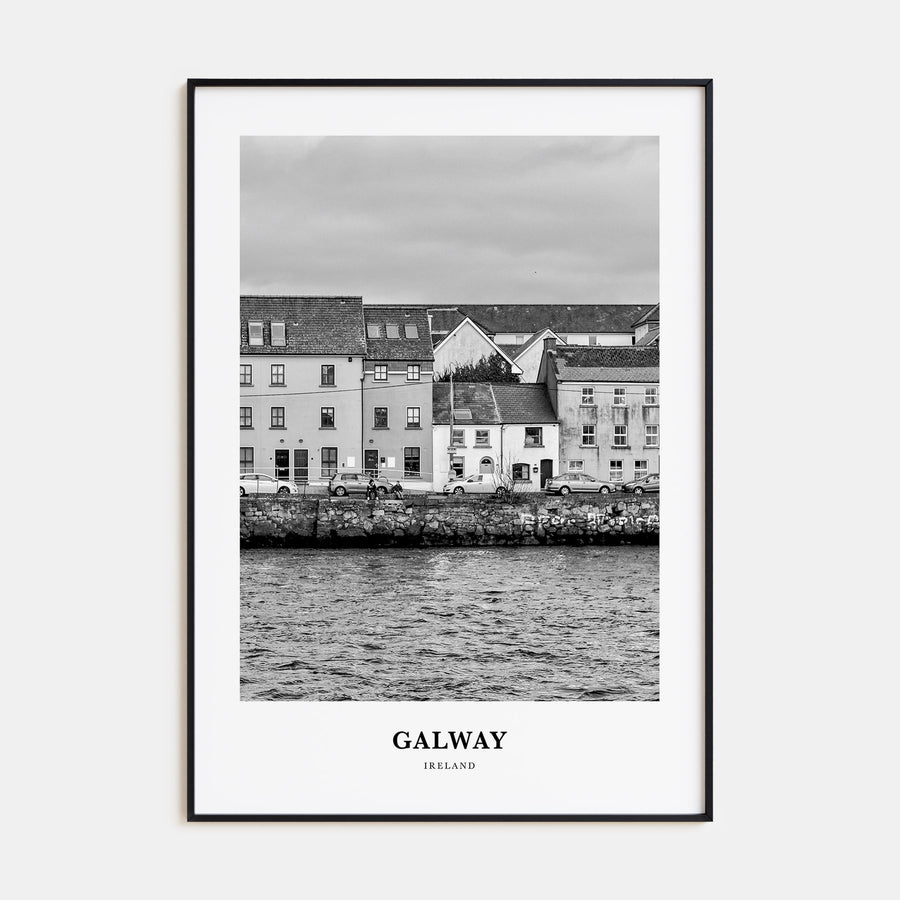 Galway Portrait B&W Poster