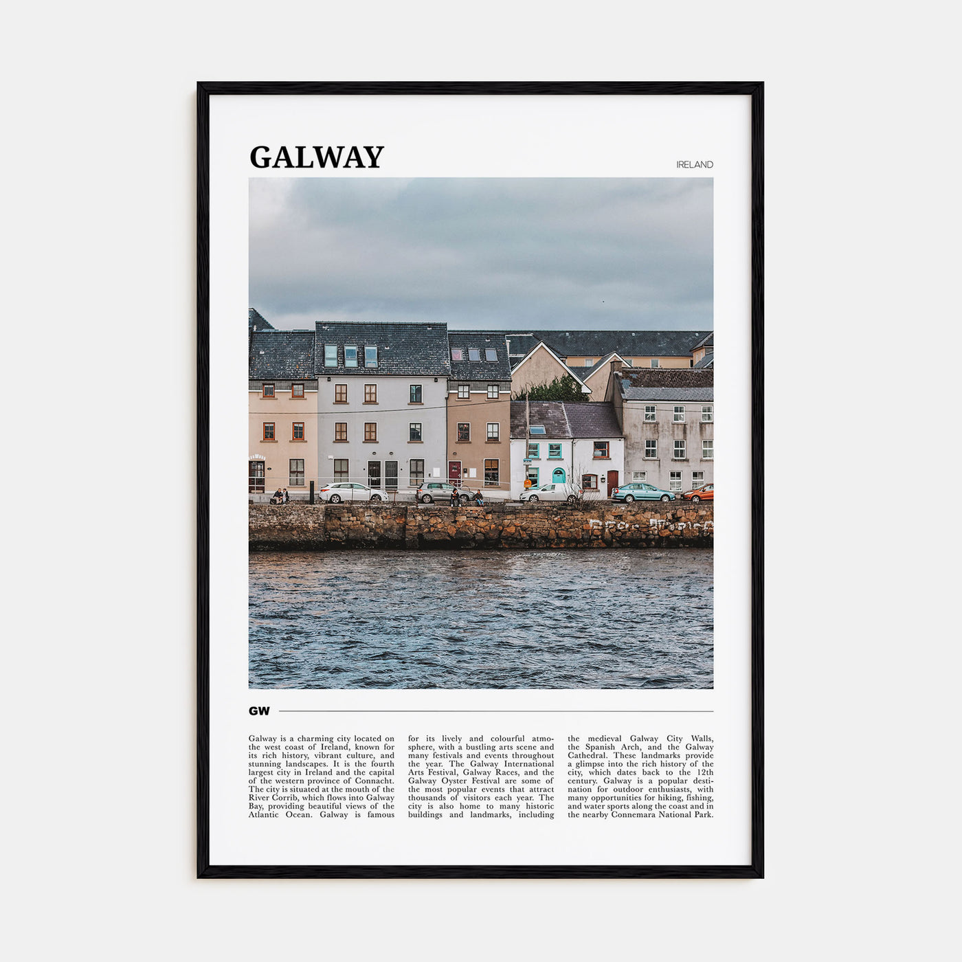 Galway Travel Color Poster