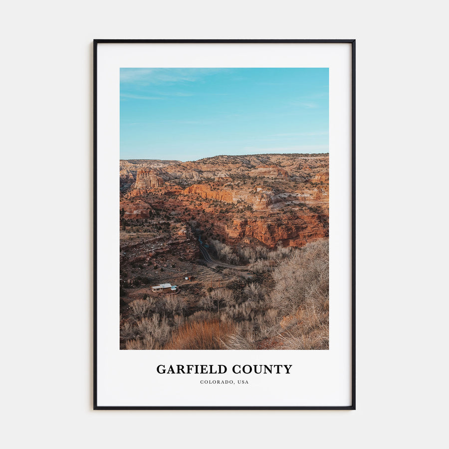 Garfield County Portrait Color Poster