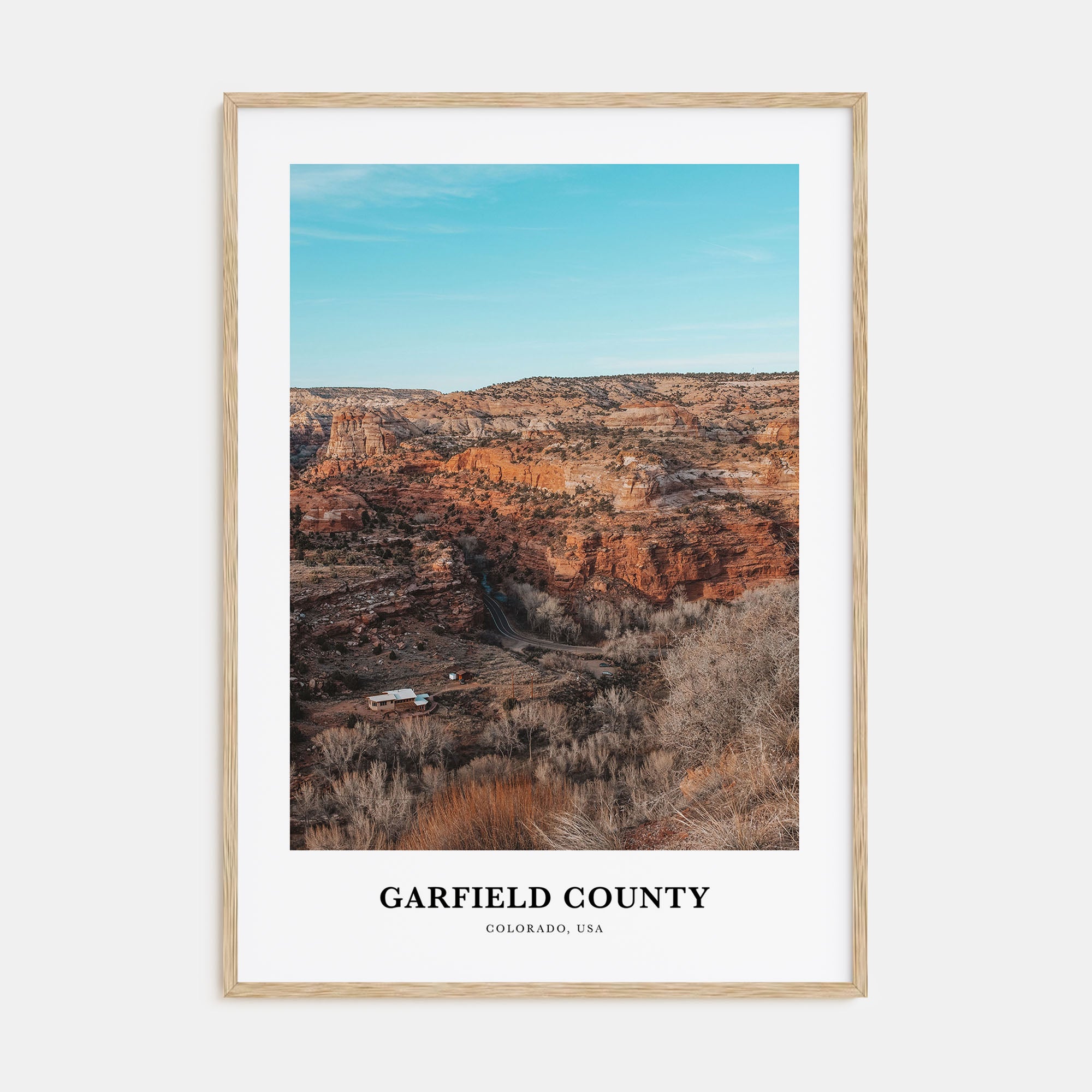 Garfield County Portrait Color Poster