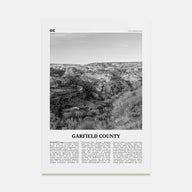 Garfield County Travel B&W Poster