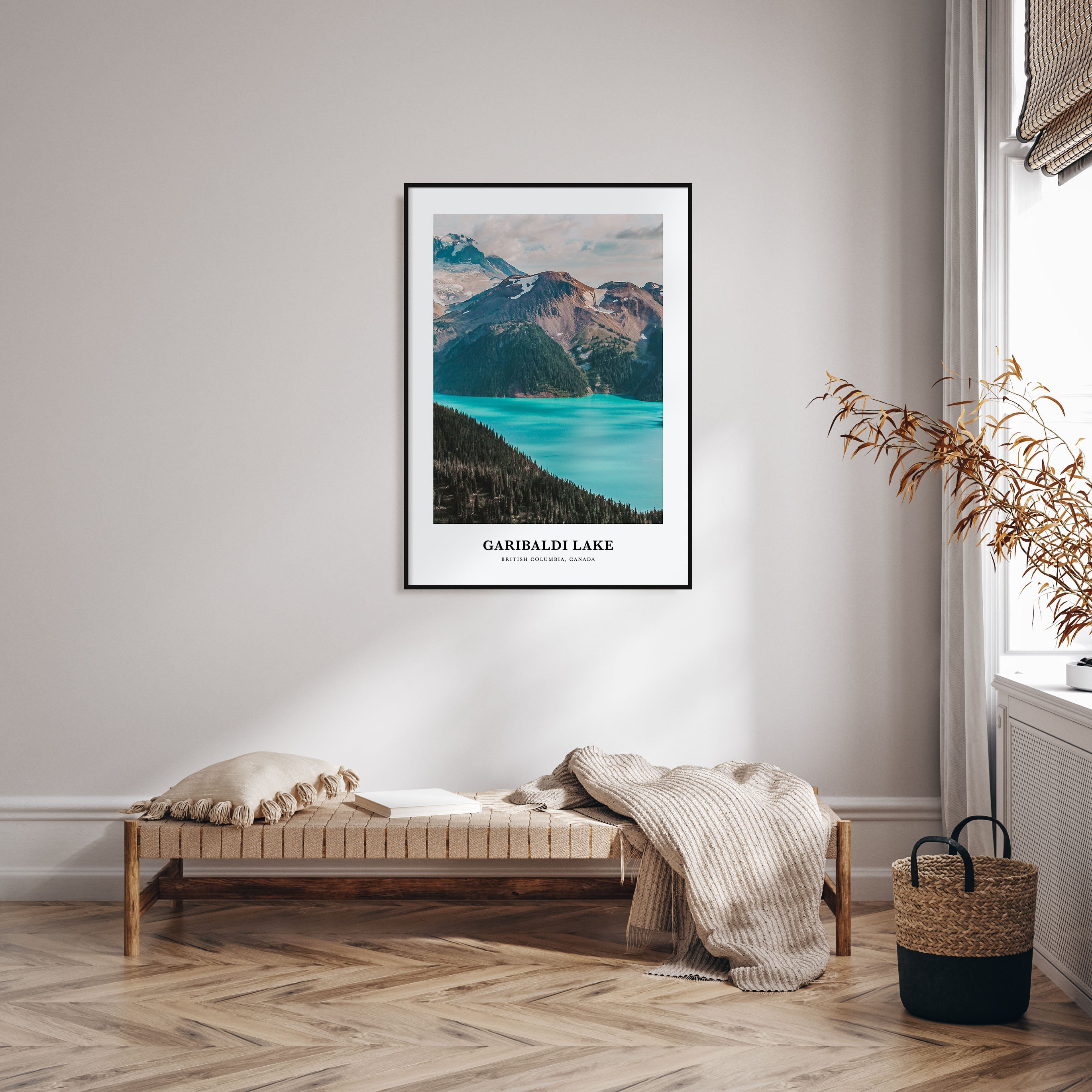 Garibaldi Lake Portrait Color Poster