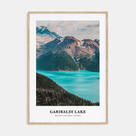 Garibaldi Lake Portrait Color Poster