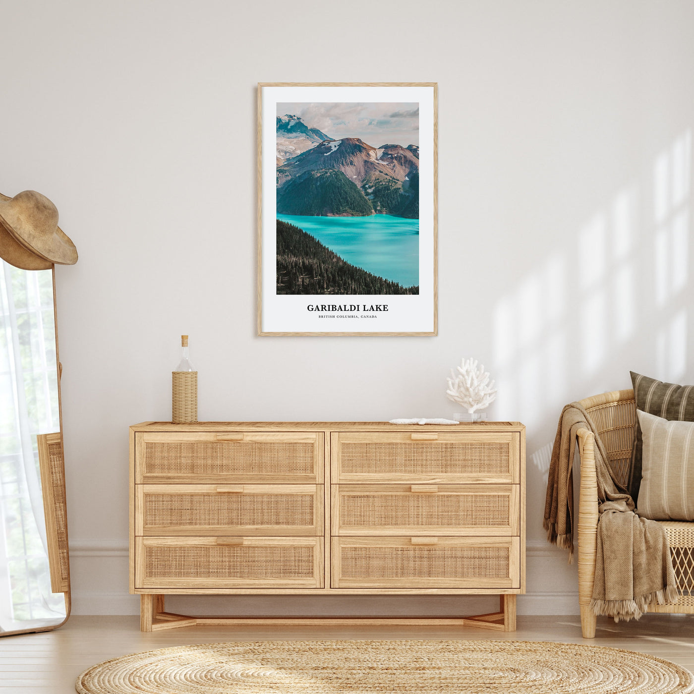 Garibaldi Lake Portrait Color Poster