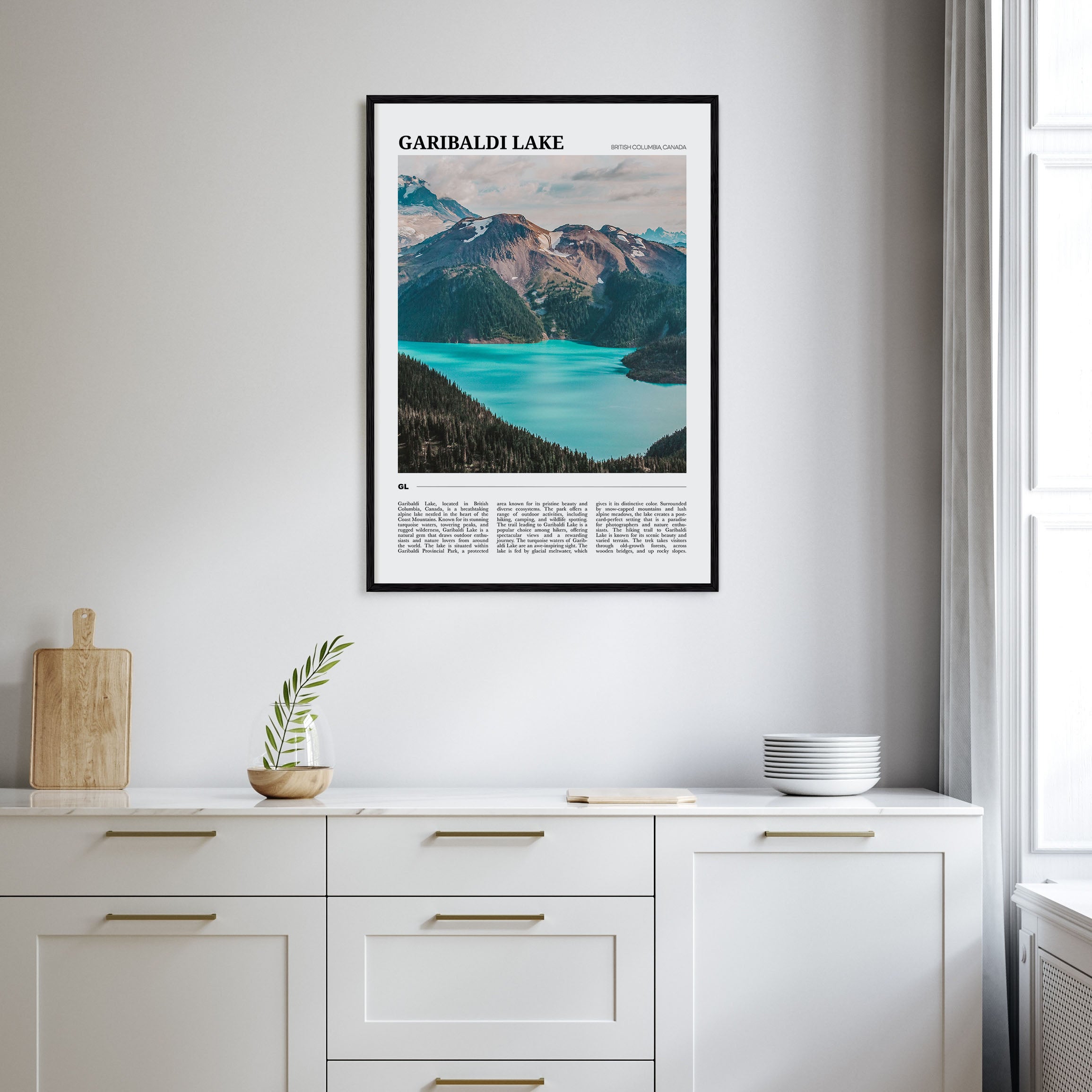 Garibaldi Lake Travel Color Poster