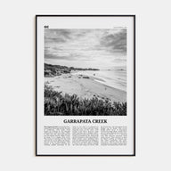 Garrapata Creek Travel B&W Poster