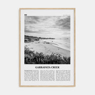 Garrapata Creek Travel B&W Poster