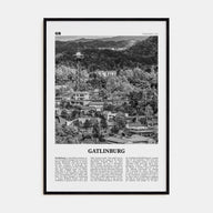 Gatlinburg Travel B&W Poster
