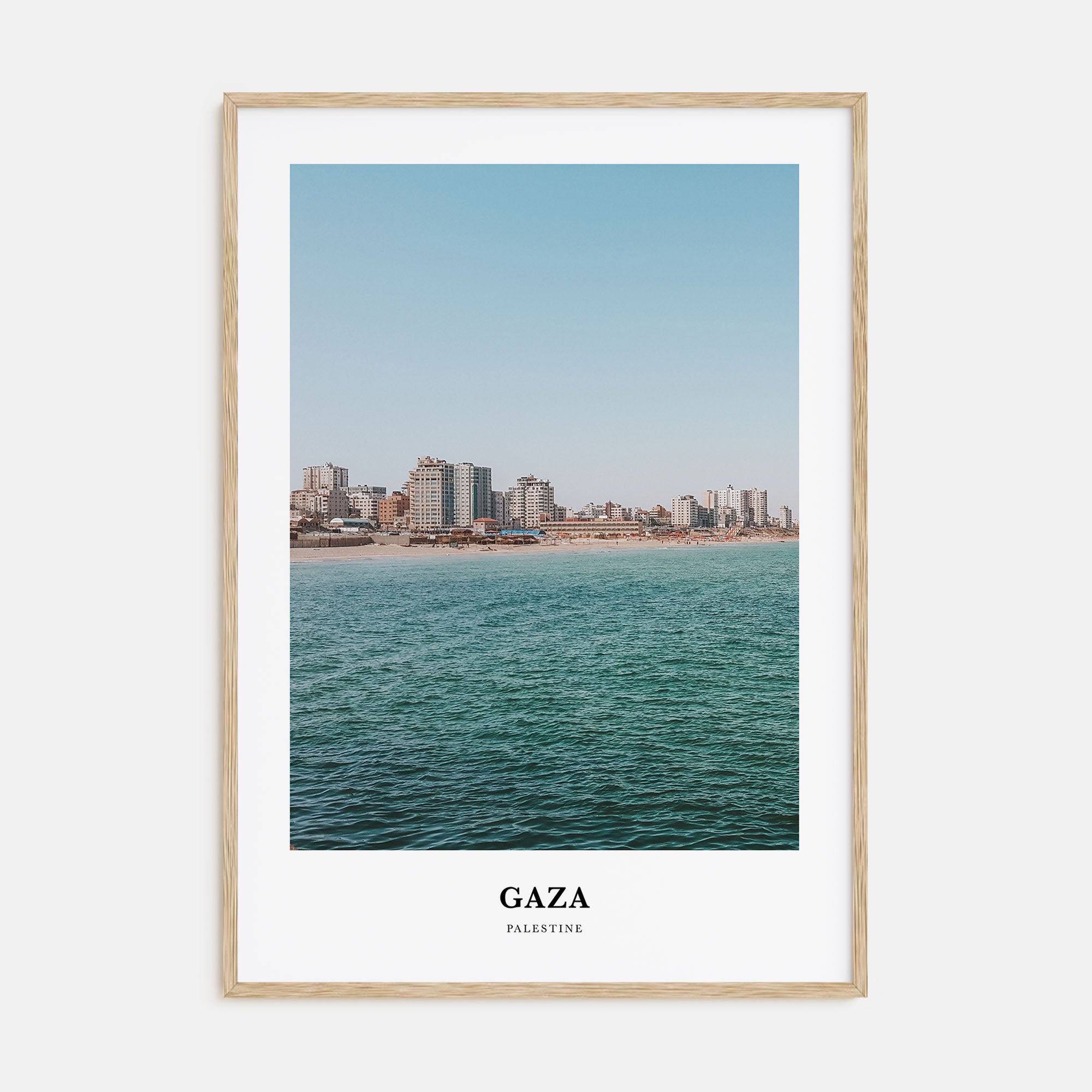 Gaza Portrait Color Poster