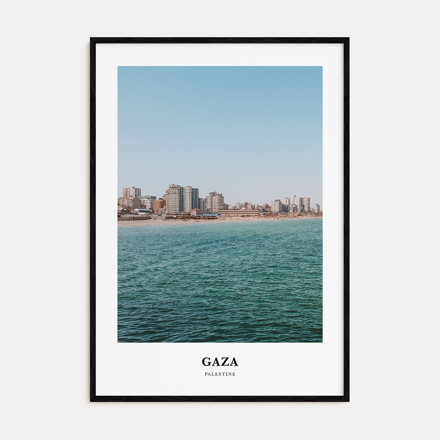 Gaza Portrait Color Poster