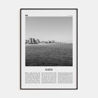 Gaza Travel B&W Poster