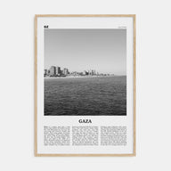 Gaza Travel B&W Poster