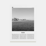 Gaza Travel B&W Poster