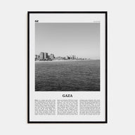 Gaza Travel B&W Poster