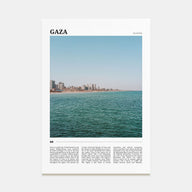Gaza Travel Color Poster