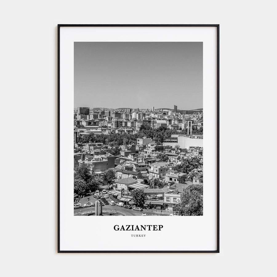 Gaziantep Portrait B&W Poster