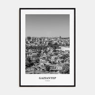 Gaziantep Portrait B&W Poster