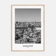 Gaziantep Portrait B&W Poster