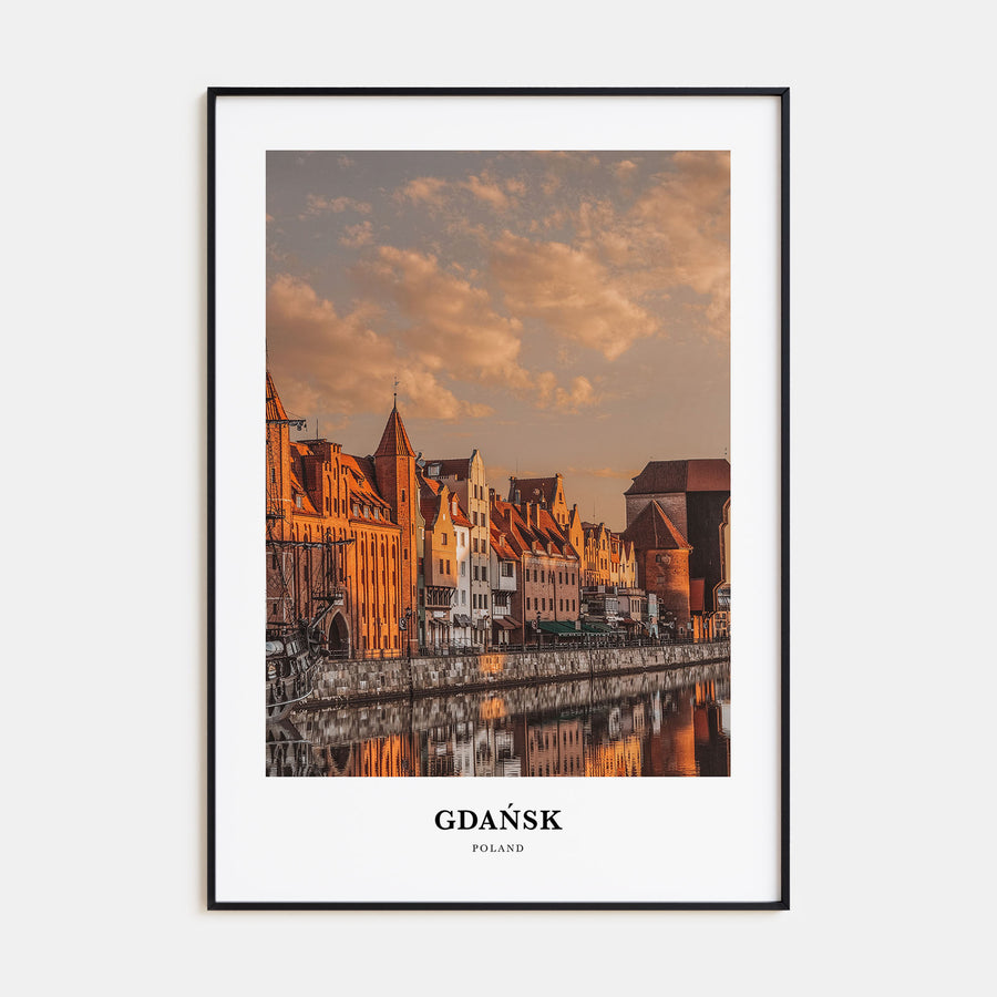 Gdańsk Portrait Color Poster