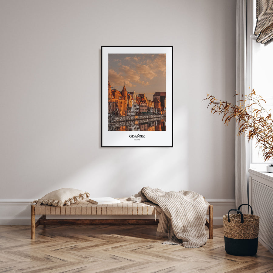 Gdańsk Portrait Color Poster