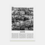 Gdańsk Travel B&W No 2 Poster