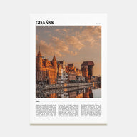 Gdańsk Travel Color Poster
