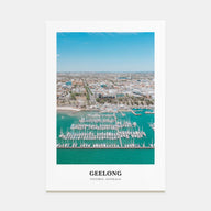 Geelong Portrait Color Poster