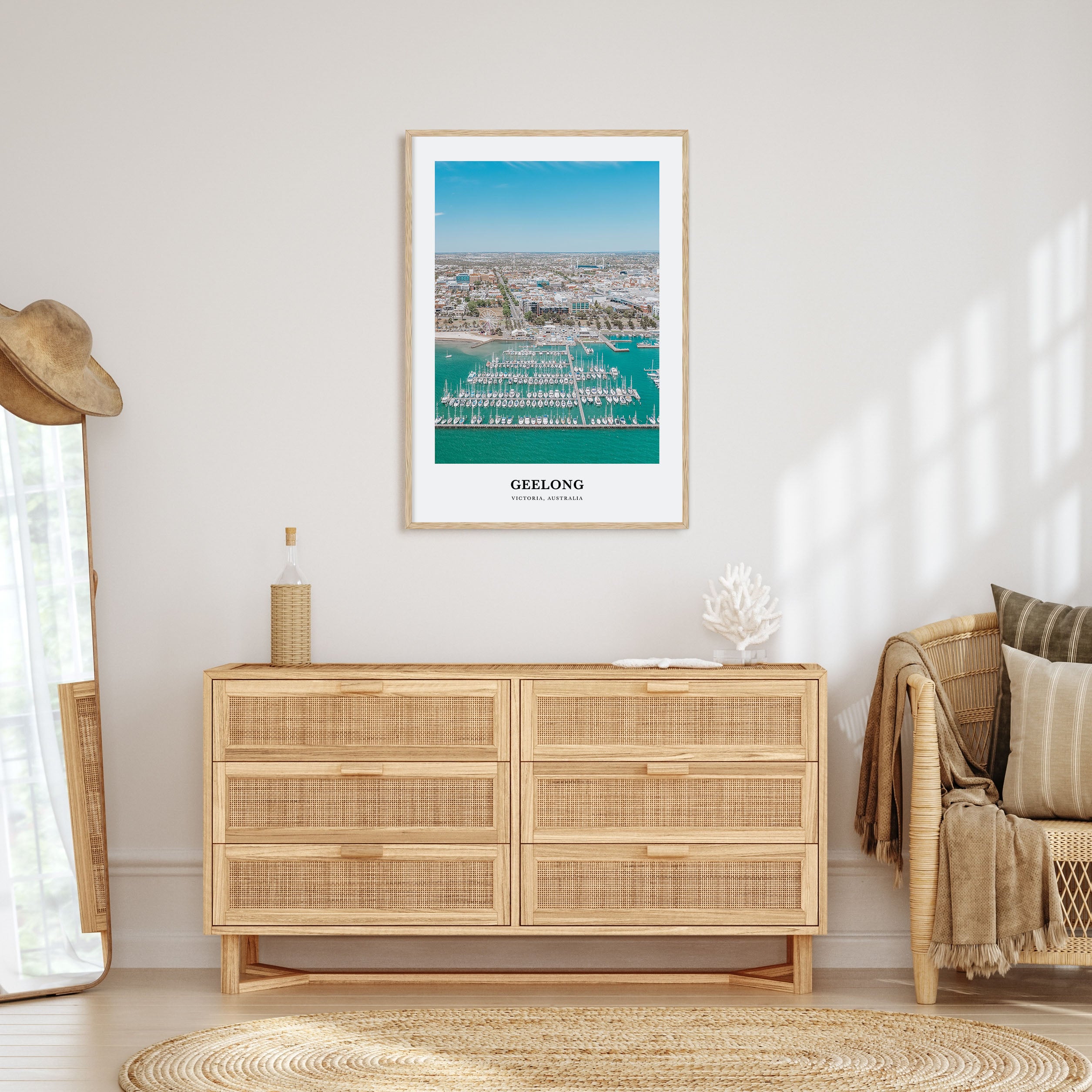 Geelong Portrait Color Poster