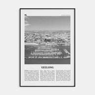 Geelong Travel B&W Poster