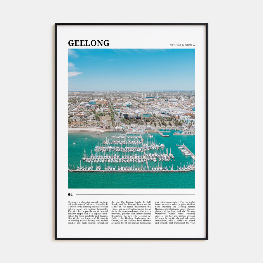 Geelong Travel Color Poster