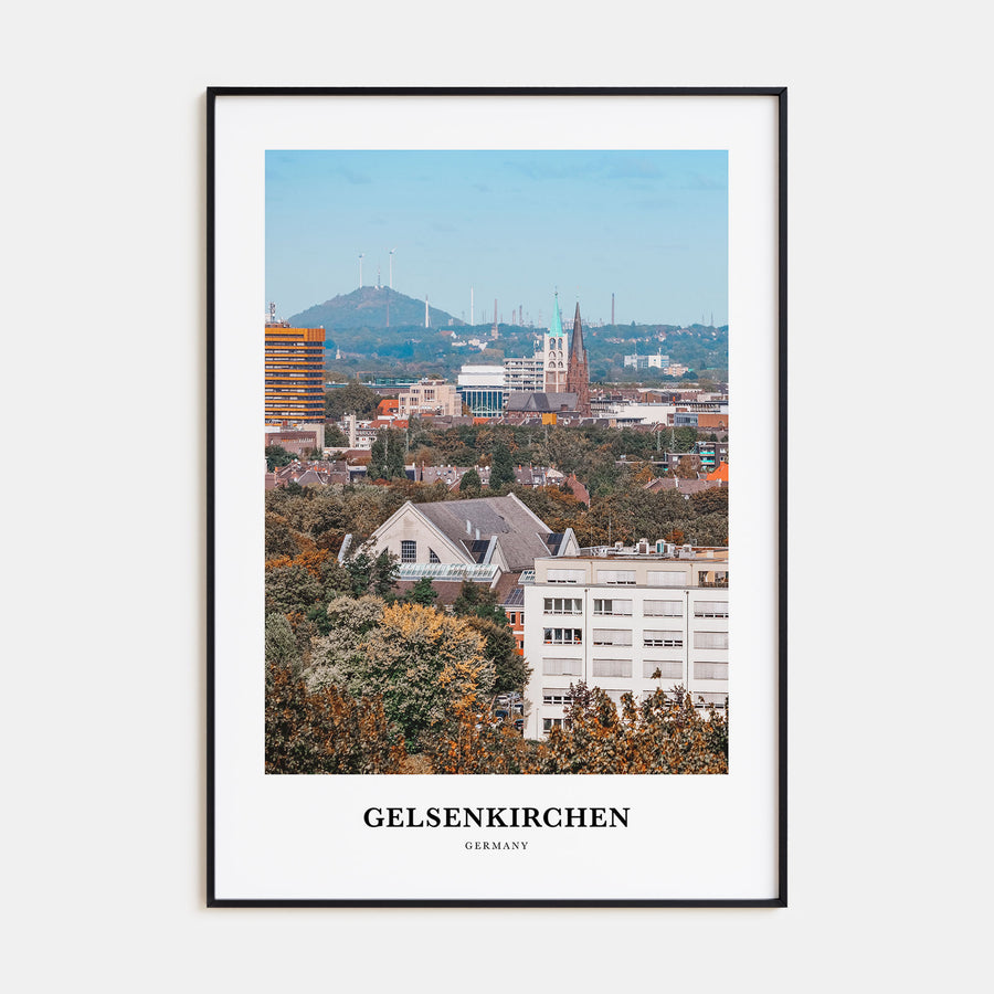 Gelsenkirchen Portrait Color Poster