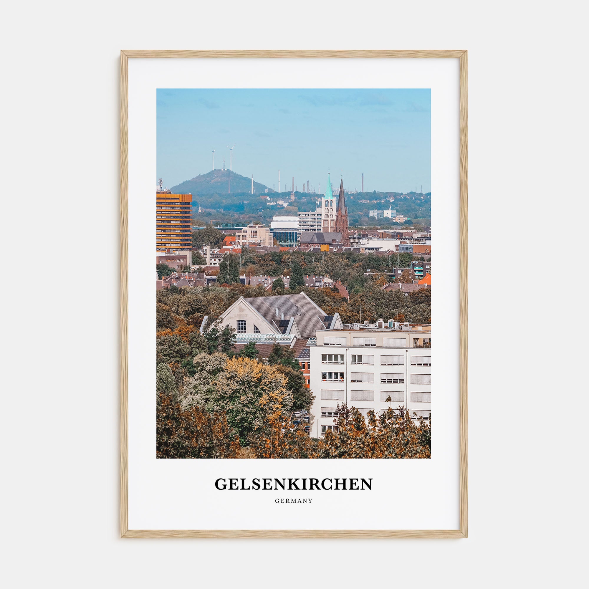 Gelsenkirchen Portrait Color Poster