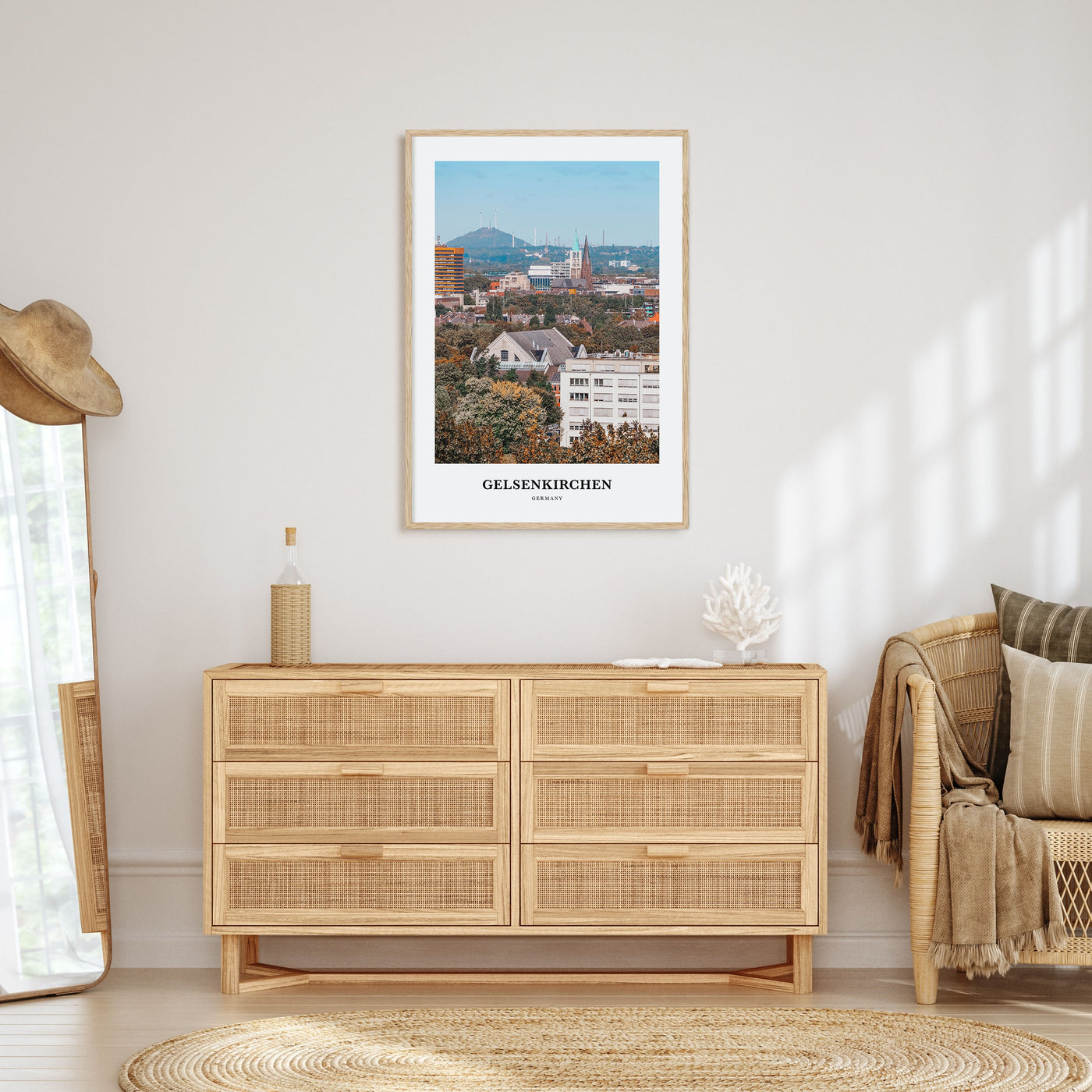 Gelsenkirchen Portrait Color Poster