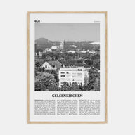 Gelsenkirchen Travel B&W Poster